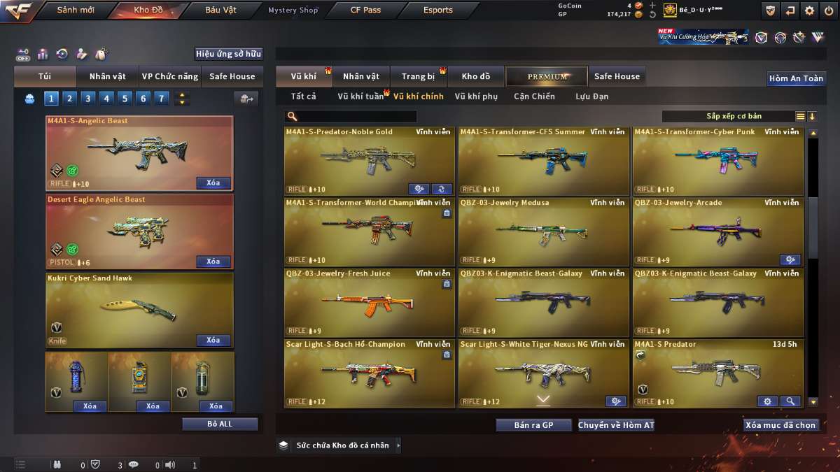 shop acc cf uy tin gia re